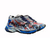 B*lenciaga Runner Graffiti Silver Blue Red